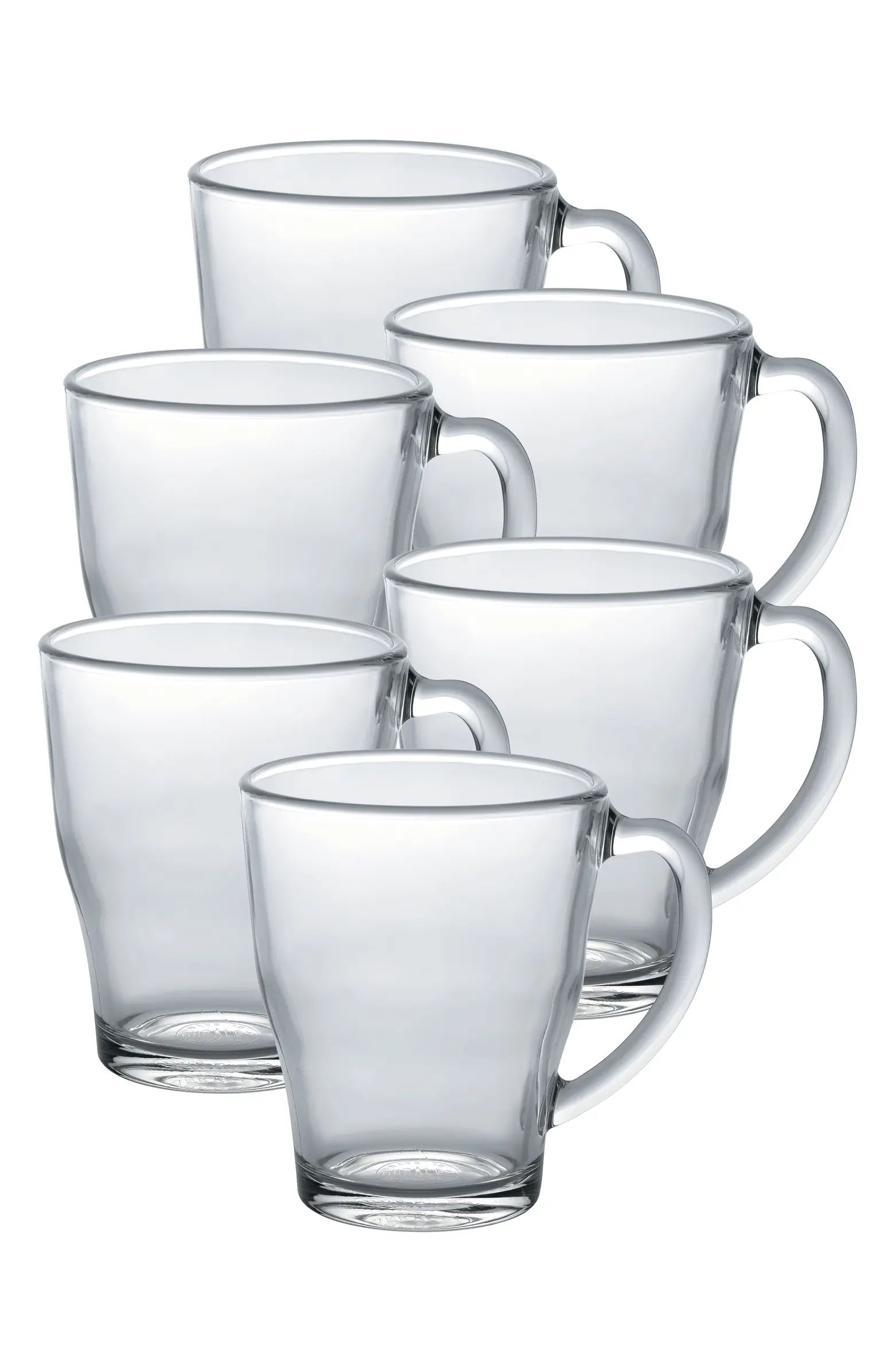 Duralex USA Set of 6 Cozy Tempered Glass Mugs | Nordstrom | Nordstrom