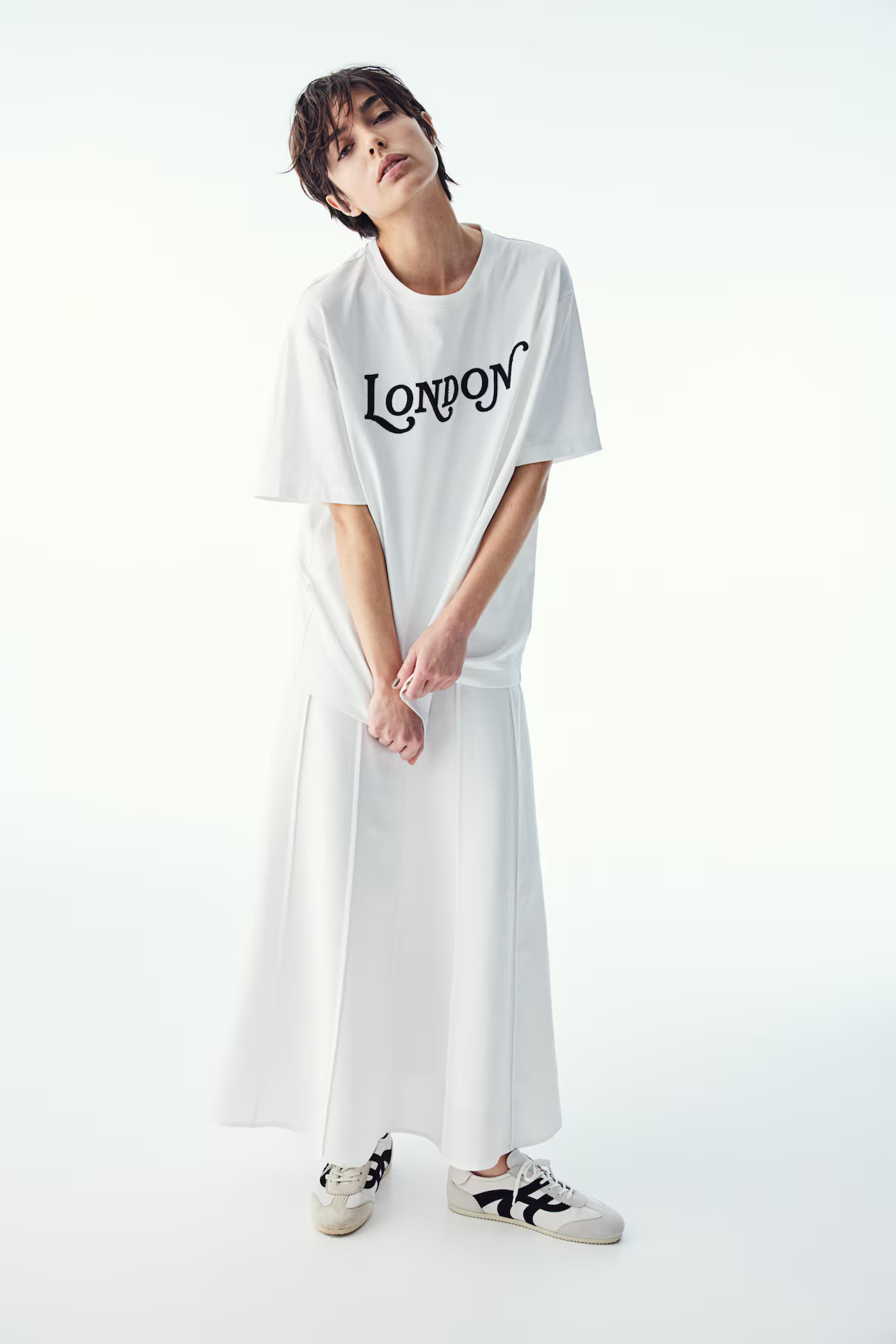 Bead-Embellished T-Shirt | H&M (US + CA)