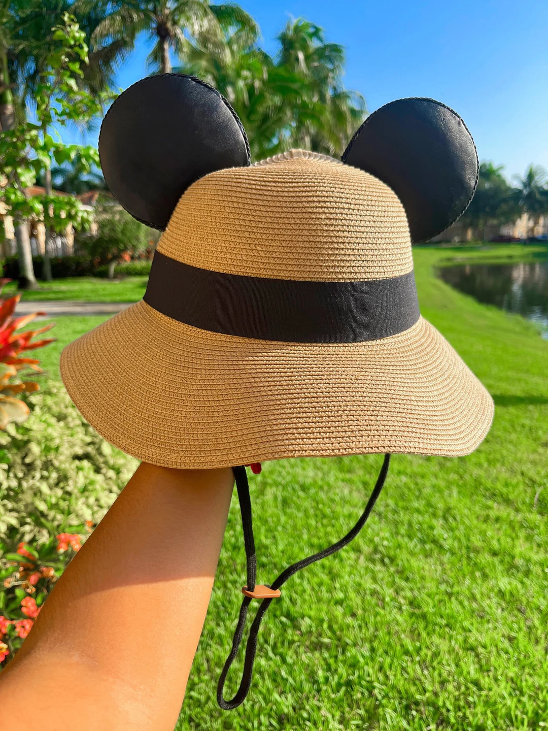 Mickey Straw Sun Hat | Mickey Straw Summer Hat | Etsy (US)