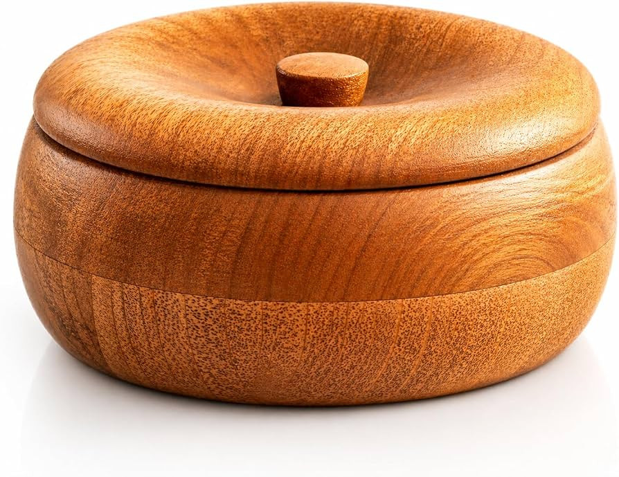Handcrafted Wooden Mexican Tortilla Warmer Basket Indian Chapati Roti Bread Holder Box Pancake Ke... | Amazon (US)