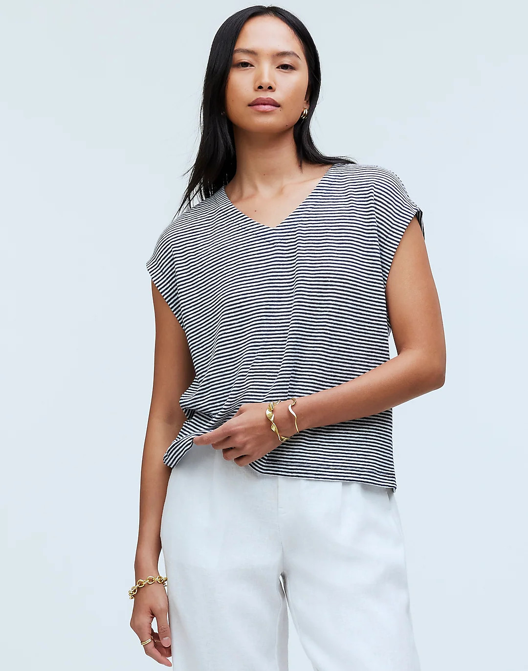 Relaxed V-Neck Tee | Madewell