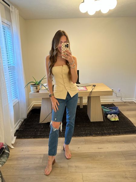 Fall outfit Inspo! The cutest strapless top from VICIdolls. 

VICIdolls- Fall Outfit Inspo- Fall Outfits- Fall Transitional Outfits

#LTKshoecrush #LTKU #LTKstyletip
