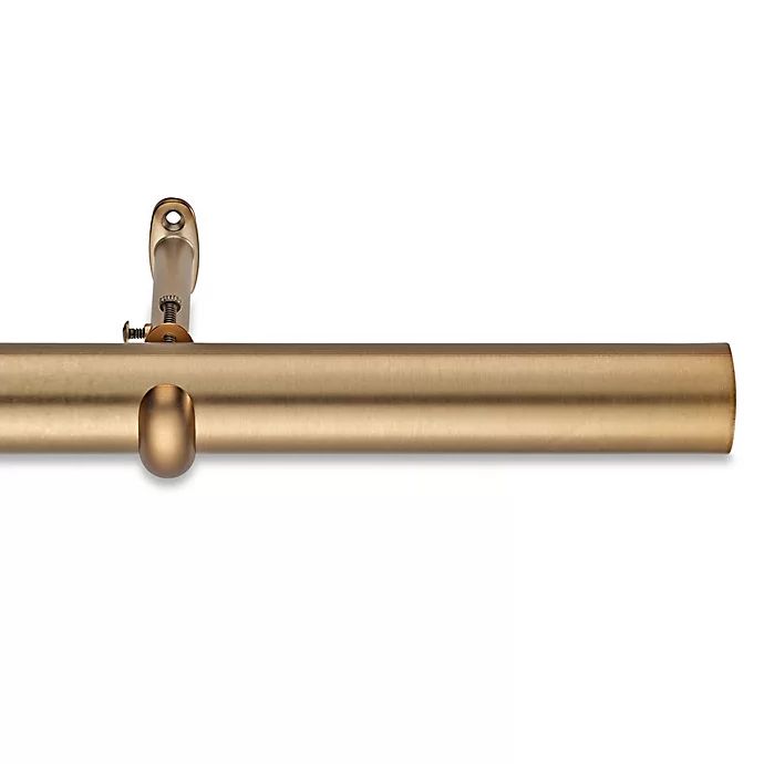 Cambria® Estate Single Curtain Rod in Warm Gold | Bed Bath & Beyond