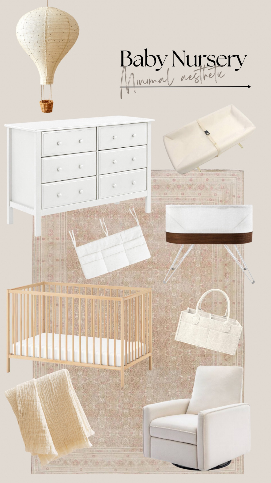 Baby Nursery: minimal aesthetic
Green gold certified nursery

Can’t Link items: 
Crib Muslin Organizer: Zara / 7620/522
Balloon lampshade: Zara / 5642/592
Crib: IKEA - Signlar Crib (like it’s because made of Beech wood - safe, affordable, can convert to toddler bed).



Must have baby nursery, minimal nursery, simple nursery decor, ikea crib, green gold certified nursery items, safe nursery, baby’s room, gender neutral nursery, Snoo, Delta Childern nursery items, affordable nursery 


#LTKBump #LTKBaby #LTKFamily