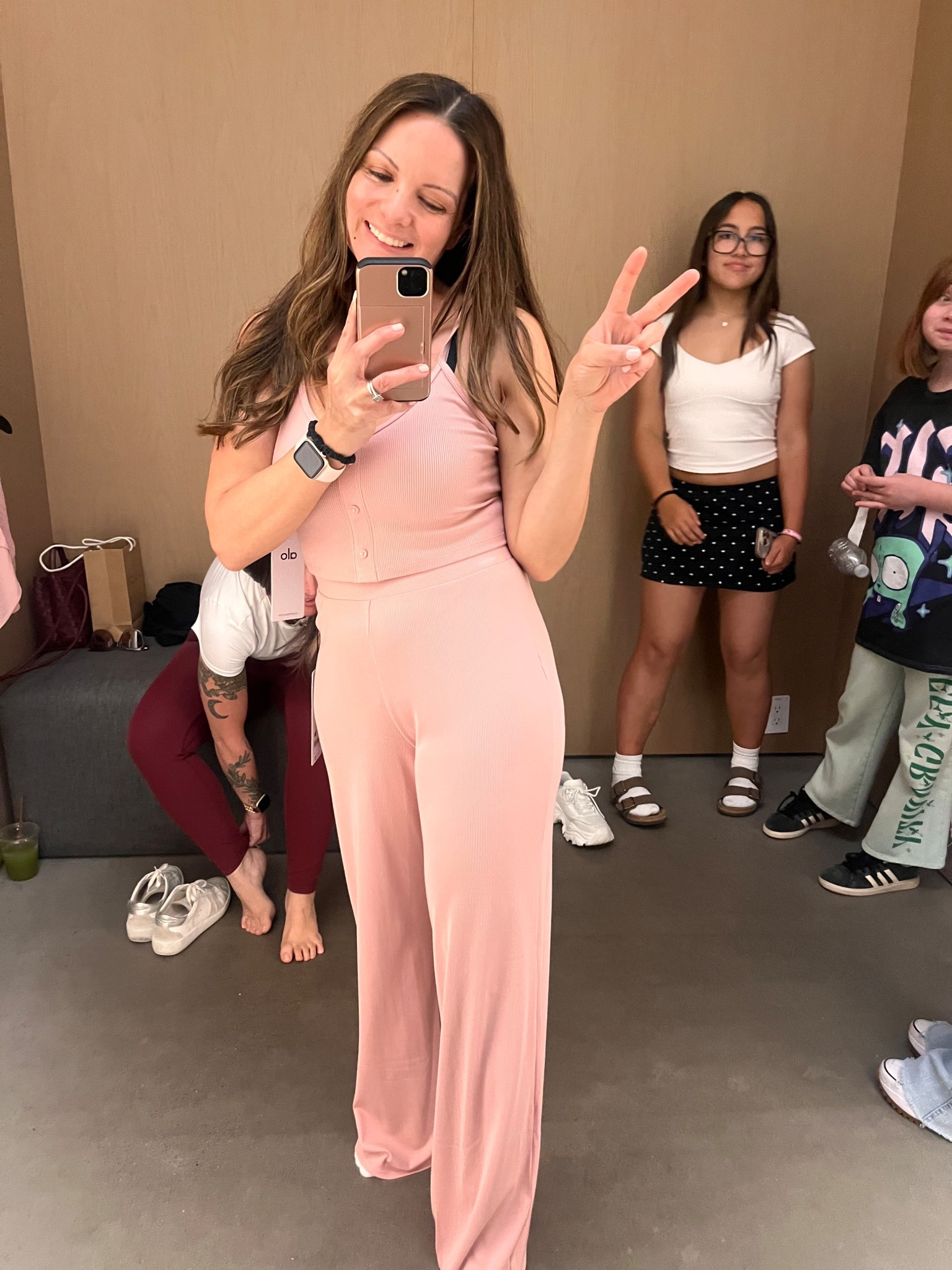 If Barbie wore pajamas she would wear these @Alo Yoga pink pajamas 🤍🤍

#LTKOver40 #LTKselfcare #LTKootd