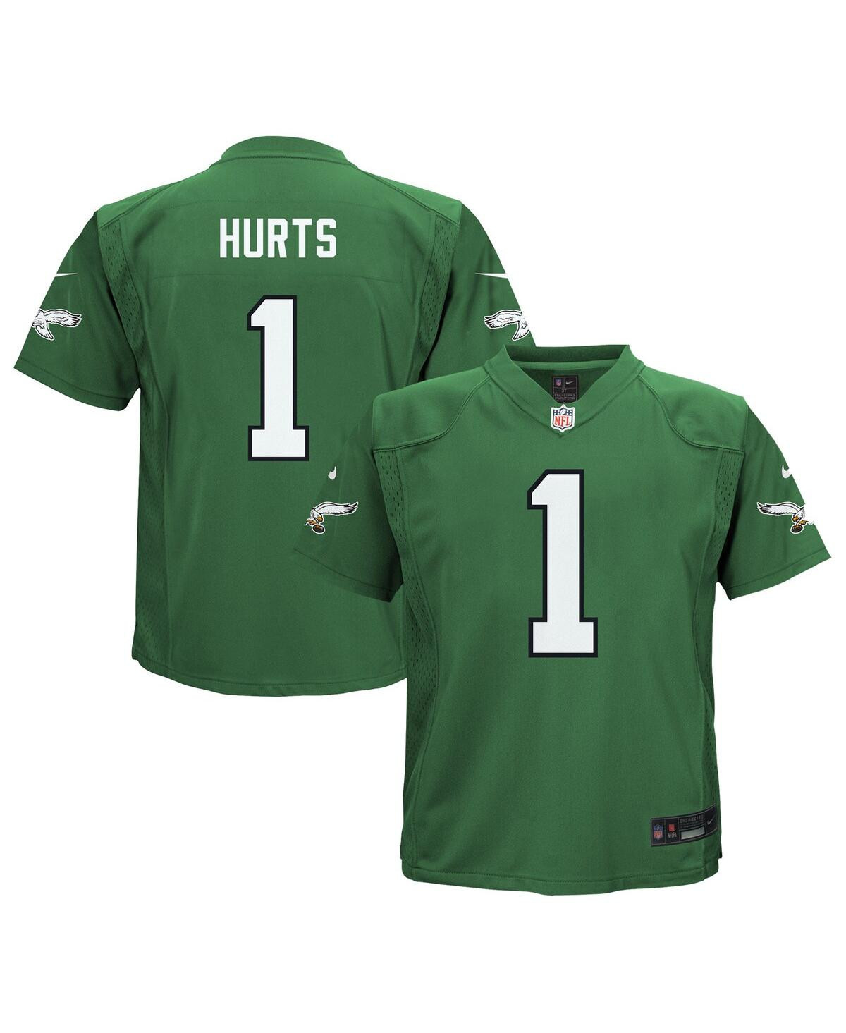 Nike Toddler Boys and Girls Jalen Hurts Philadelphia Eagles Alternate Game Jersey - Kelly Green | Macy's