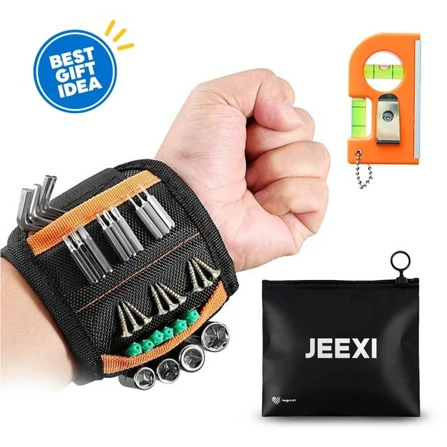 Father's Day Gifts JEEXI Magnetic Wristband - Men & Women's Tool Bracelet with 10 Strong Magnets ... | Walmart (US)