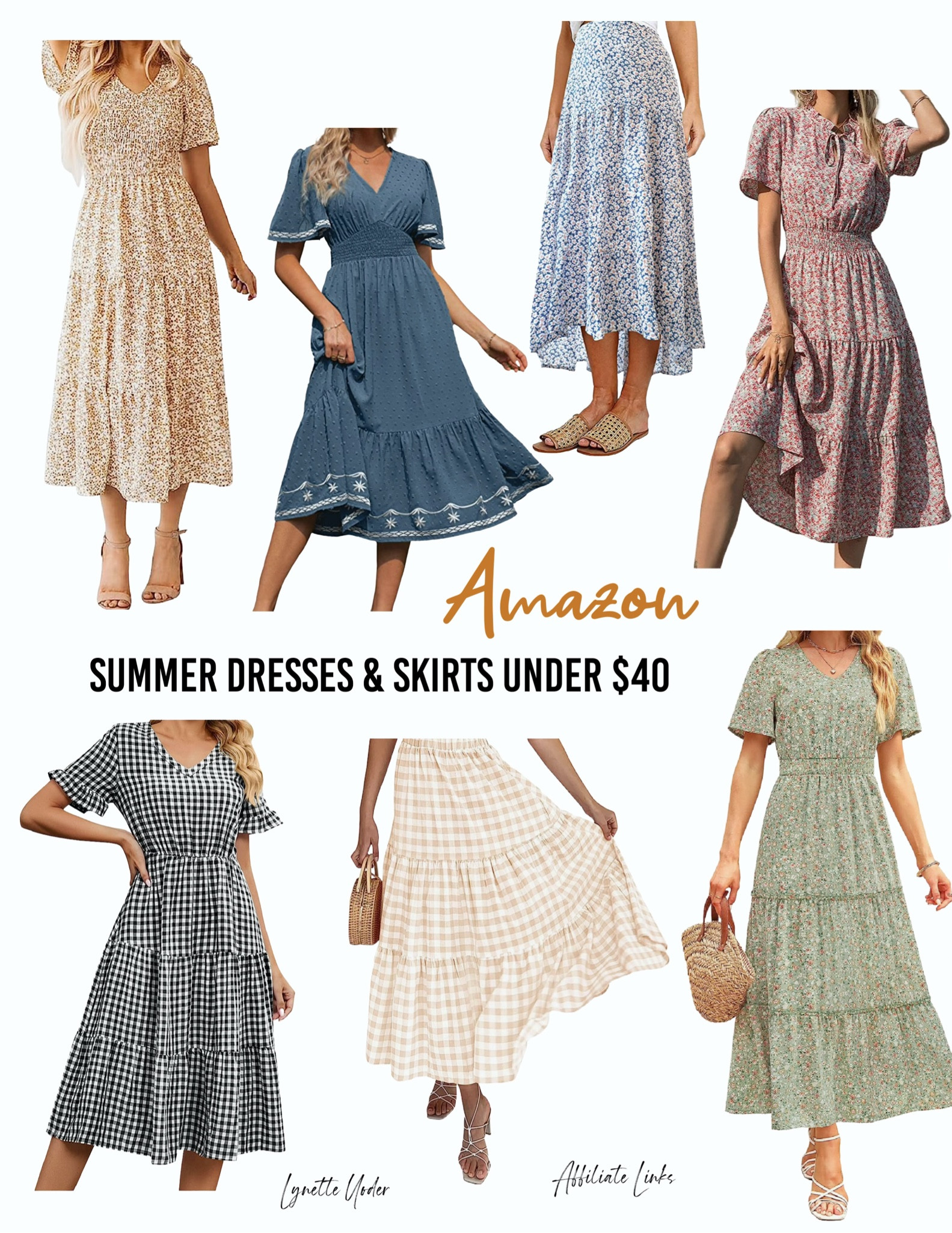 Summer Dresses and Skirts on Amazon | under $40. Modest Dresses 
#gingham #modestfashion #maxidress #mididresses

#LTKunder50 #LTKstyletip #LTKSeasonal