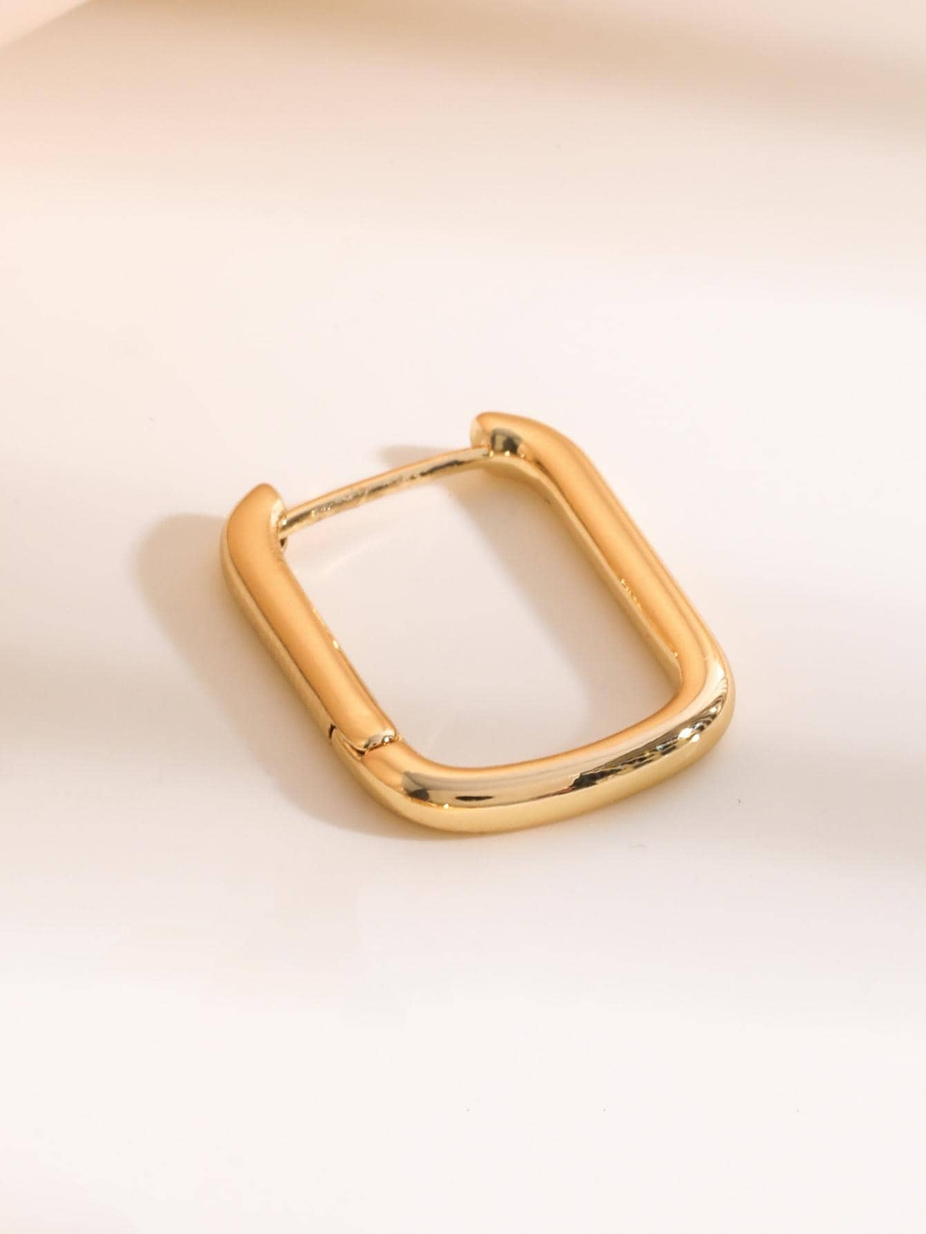 Minimalist Square Hoop Earrings | SHEIN