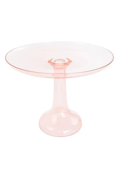 Estelle Colored Glass Cake Stand in Blush Pink at Nordstrom | Nordstrom