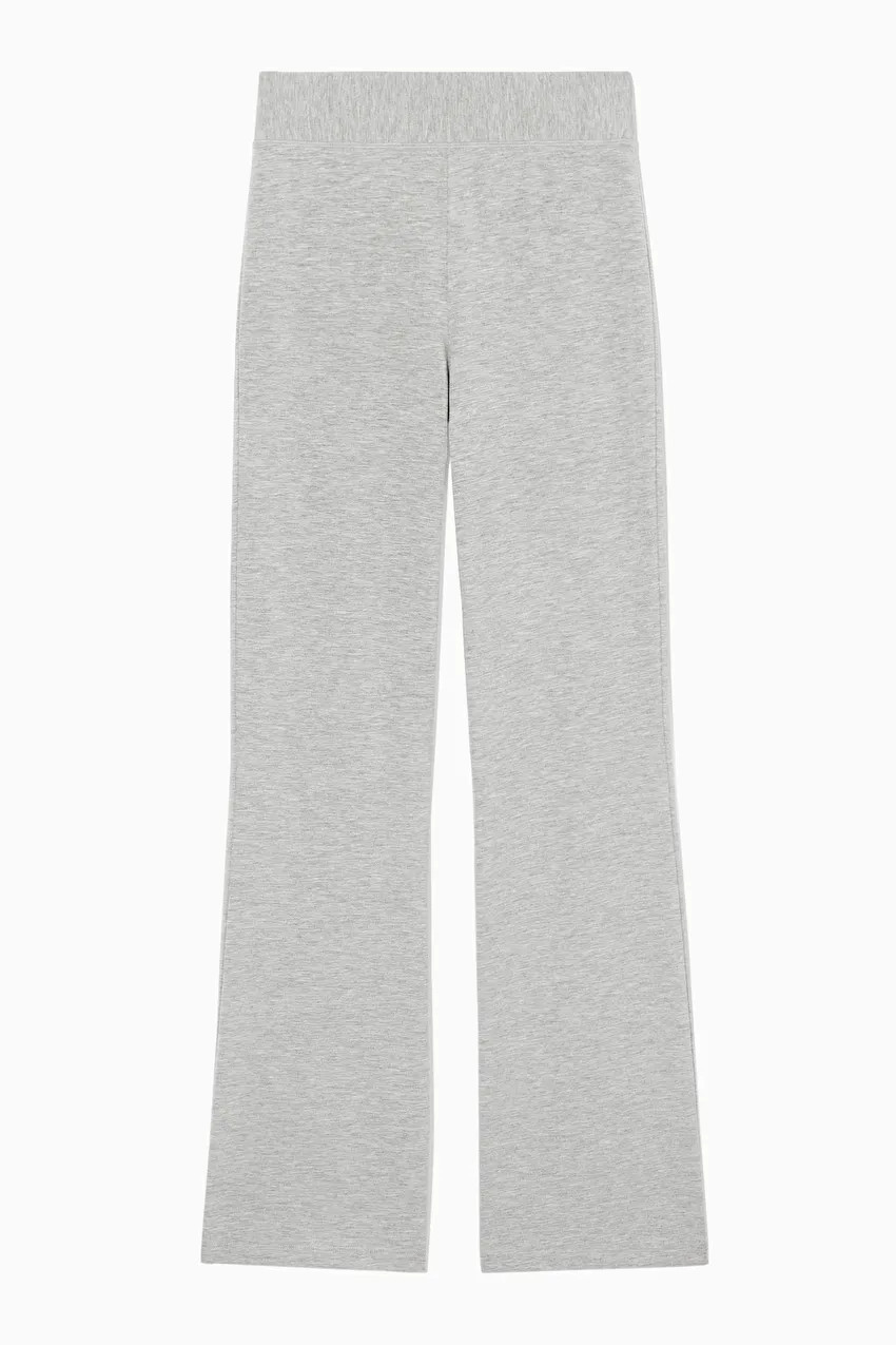 AUSGESTELLTE HOSE AUS JERSEY - Hellgrau - Trousers - COS | COS (EU)