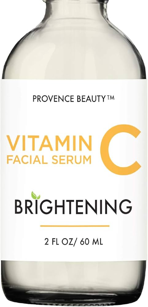 Vitamin C Brightening Facial Serum (2 FL OZ) - Enriched with Green Tea + Vitamin E | Brightens & ... | Amazon (US)