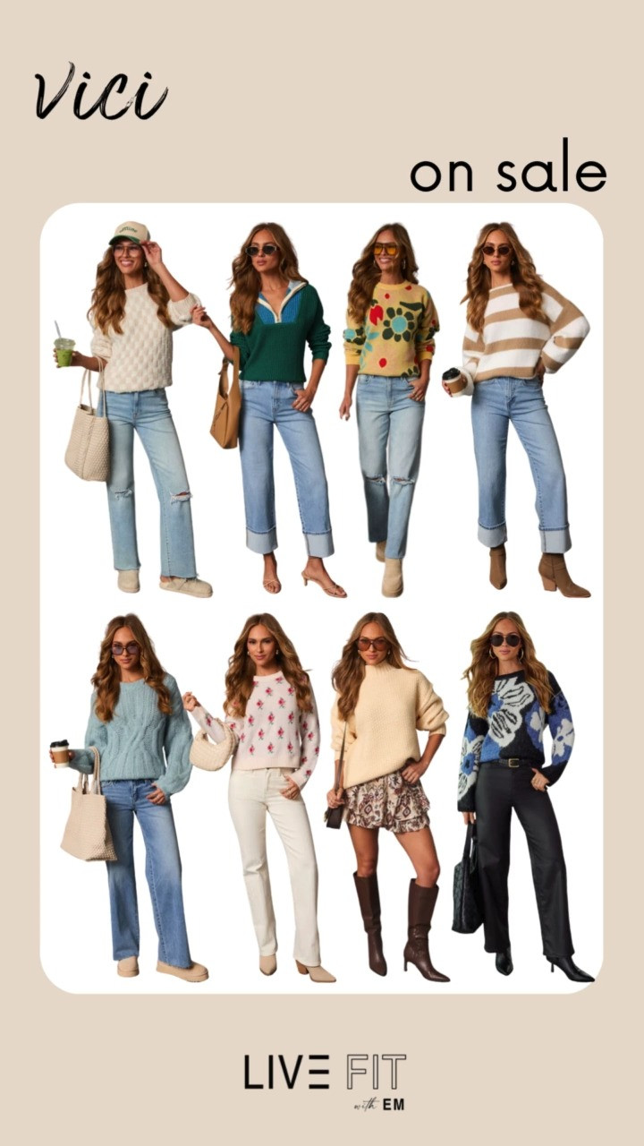 VICI’s serving sweater perfection—30% off sitewide with code BEST40! Cute, comfy, and ready for every cozy moment. 🧣✨🛍️  
#VICI #WinterStyle #CozyVibes #FashionFinds #StyleInspo #OOTD #WardrobeRefresh #SaleAlert #TrendyLooks #SeasonalStyle 

 #LTKootd #LTKSeasonal #LTKSaleAlert