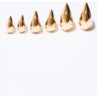 Gold Tear Drop Stud Earring Multi-pack | PrettyLittleThing US