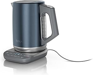 Ninja KT200BL Precision Temperature Electric Kettle, 1500 watts, BPA Free, Stainless, 7-Cup Capac... | Amazon (US)