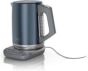 Ninja KT200BL Precision Temperature Electric Kettle, 1500 watts, BPA Free, Stainless, 7-Cup Capac... | Amazon (US)