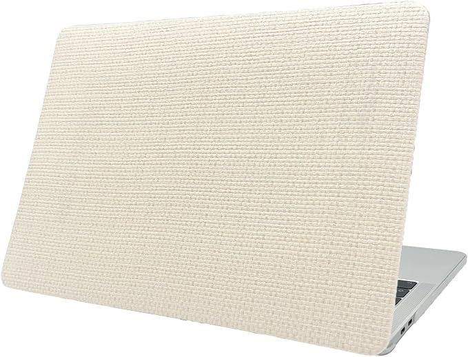 Beige Woven Fabric Design for MacBook Pro 13 inch Case A2338 A2289 A2251 A2159 A1989 A1708 A1706 ... | Amazon (US)