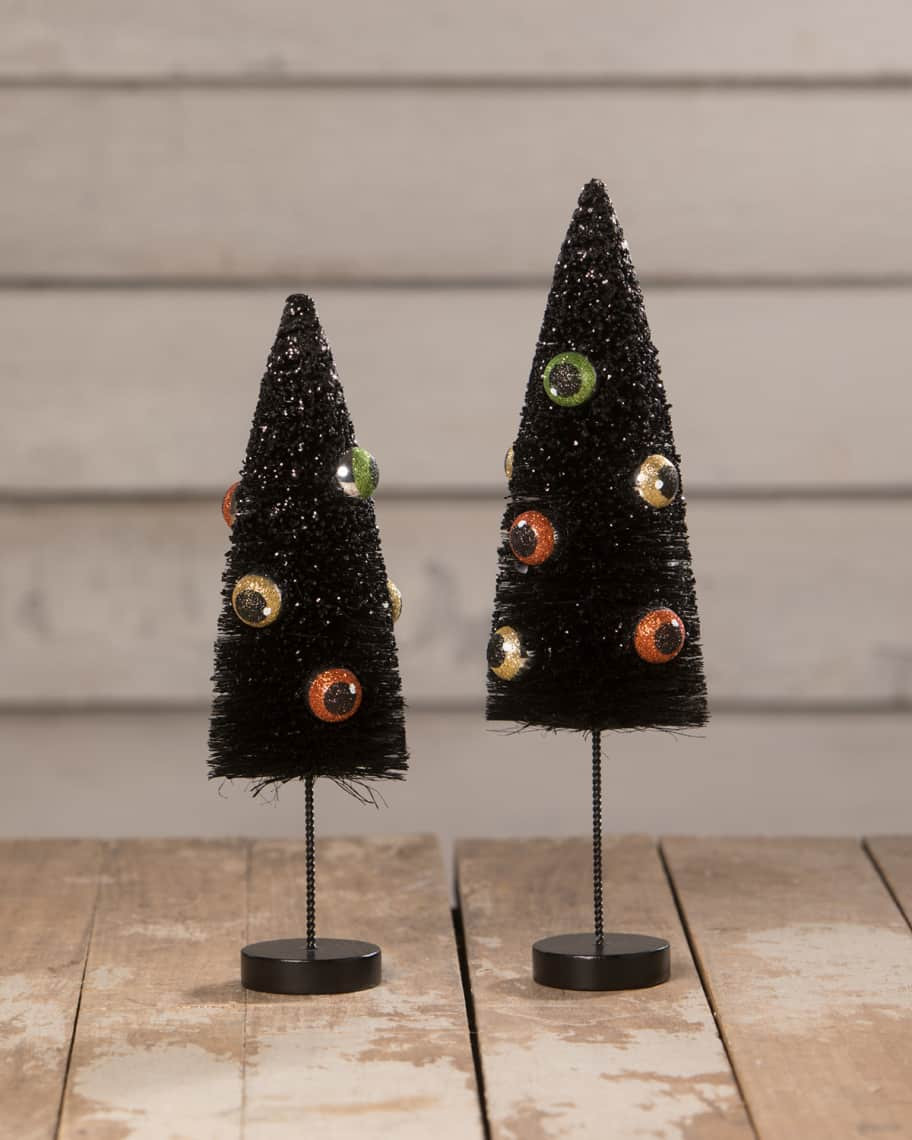 Bethany Lowe Eerie Eyeball Bottle Brush Trees, Set of 2 | Neiman Marcus