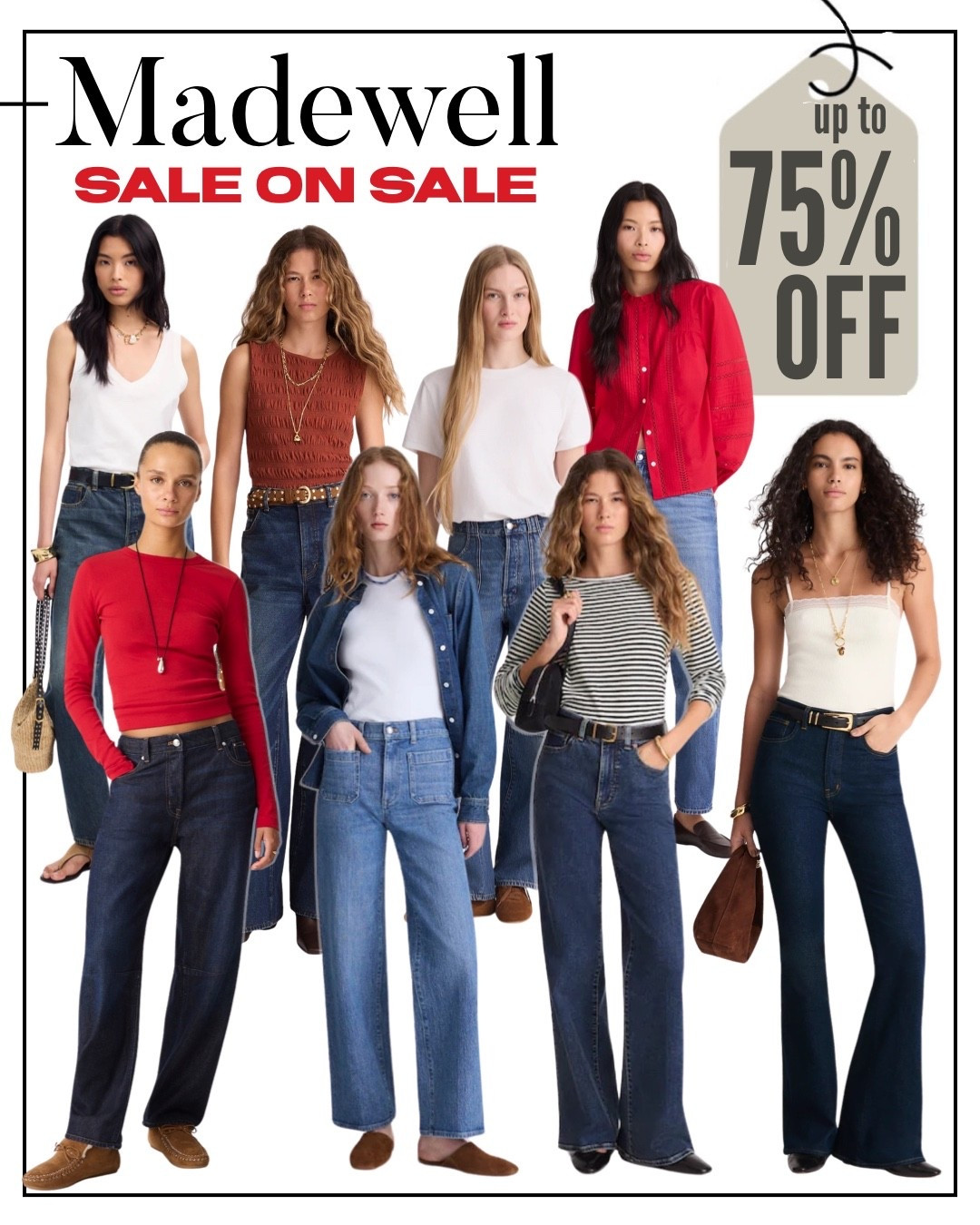 Madewell EXTRA 30% OFF sale with code EXTRAEXTRA