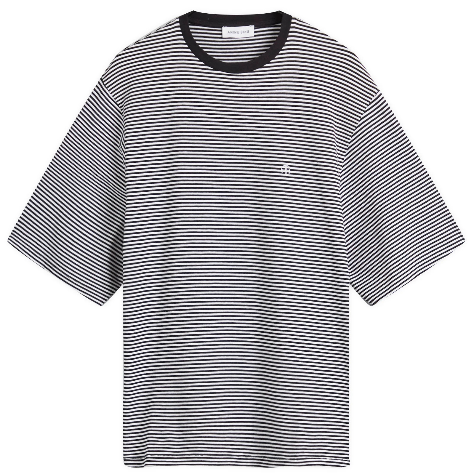 Anine Bing Women's Bo Striped T-Shirt in Multi, Size X-Small | END. Clothing