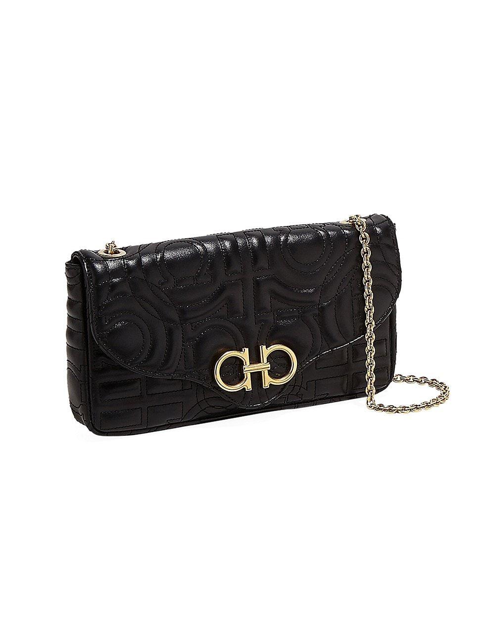 Quilted Leather Wallet-On-Chain | Saks Fifth Avenue