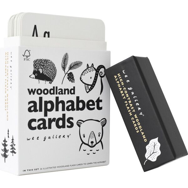 Woodland Alphabet Cards - Wee Gallery Infant Development | Maisonette | Maisonette