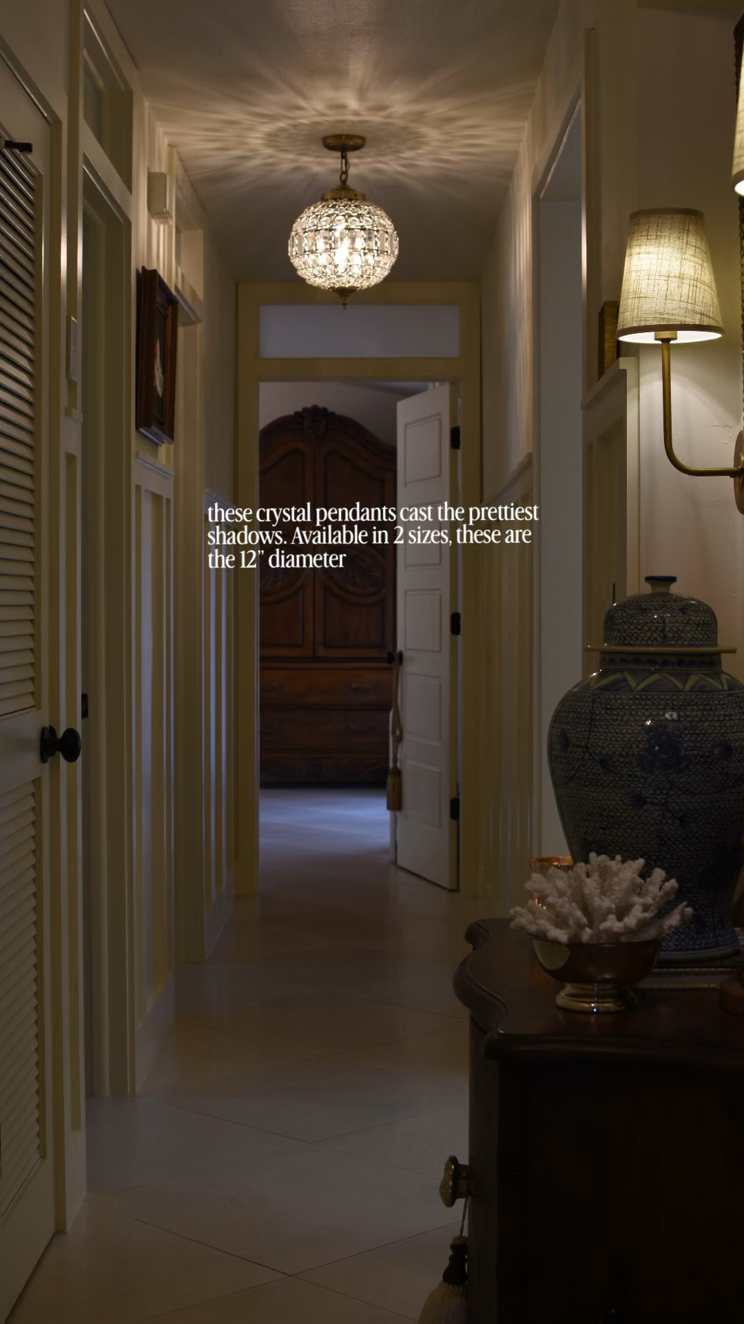 My hallway pendants cast such beautiful shadows, I have these on a dimmer!

#LTKHome