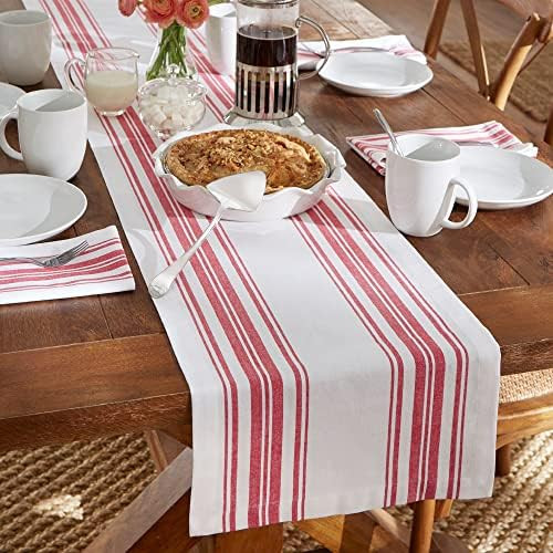 Elrene Home Fashions Living Homestead Stripe Table Runner, Farmhouse Kitchen Decor for Holiday or... | Amazon (US)