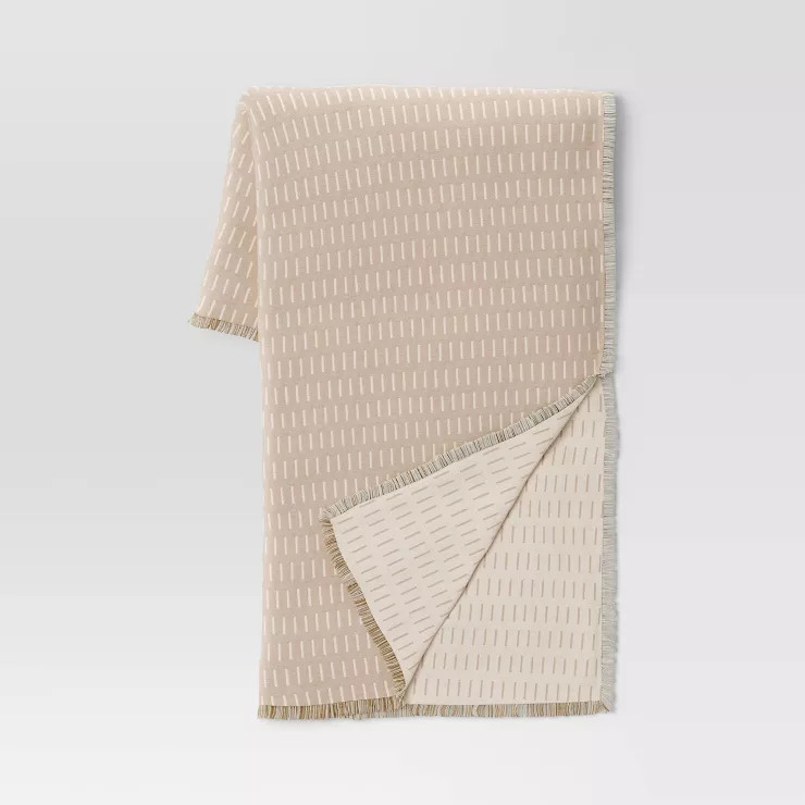 Kantha Solid Throw Blanket - Threshold™ | Target