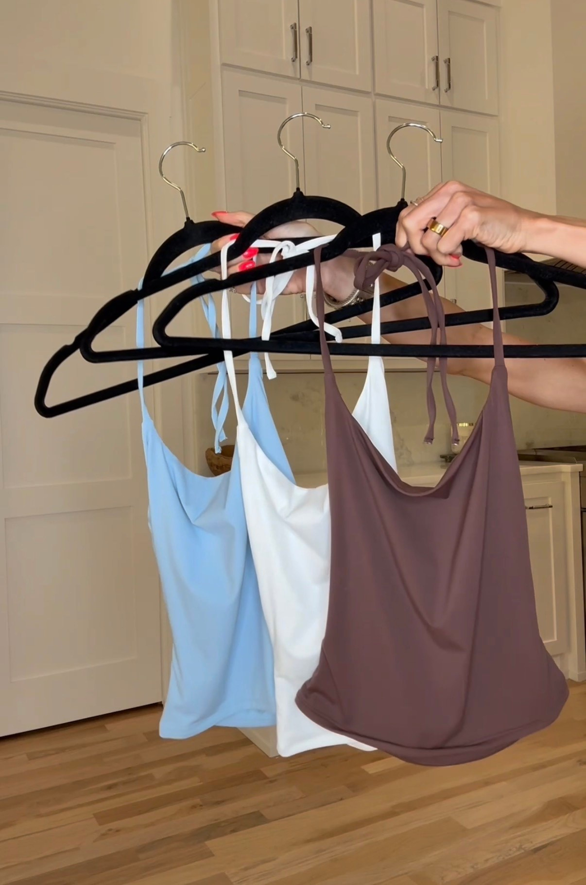 Double lined halter tops with butter smoot fabric on sale for $20 size xs 

#LTKSpringSale #LTKspringtrends