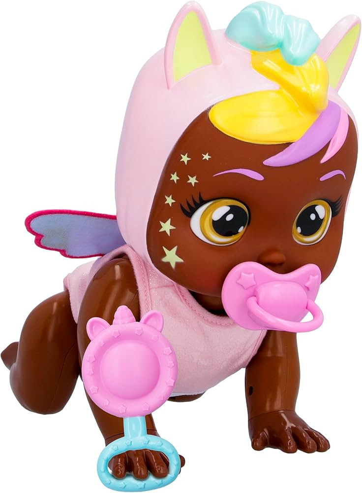 Cry Babies Crawling Miley - Crawling Baby Doll with 35 Realistic Baby Sounds, Girls & Kids Age 18... | Amazon (US)