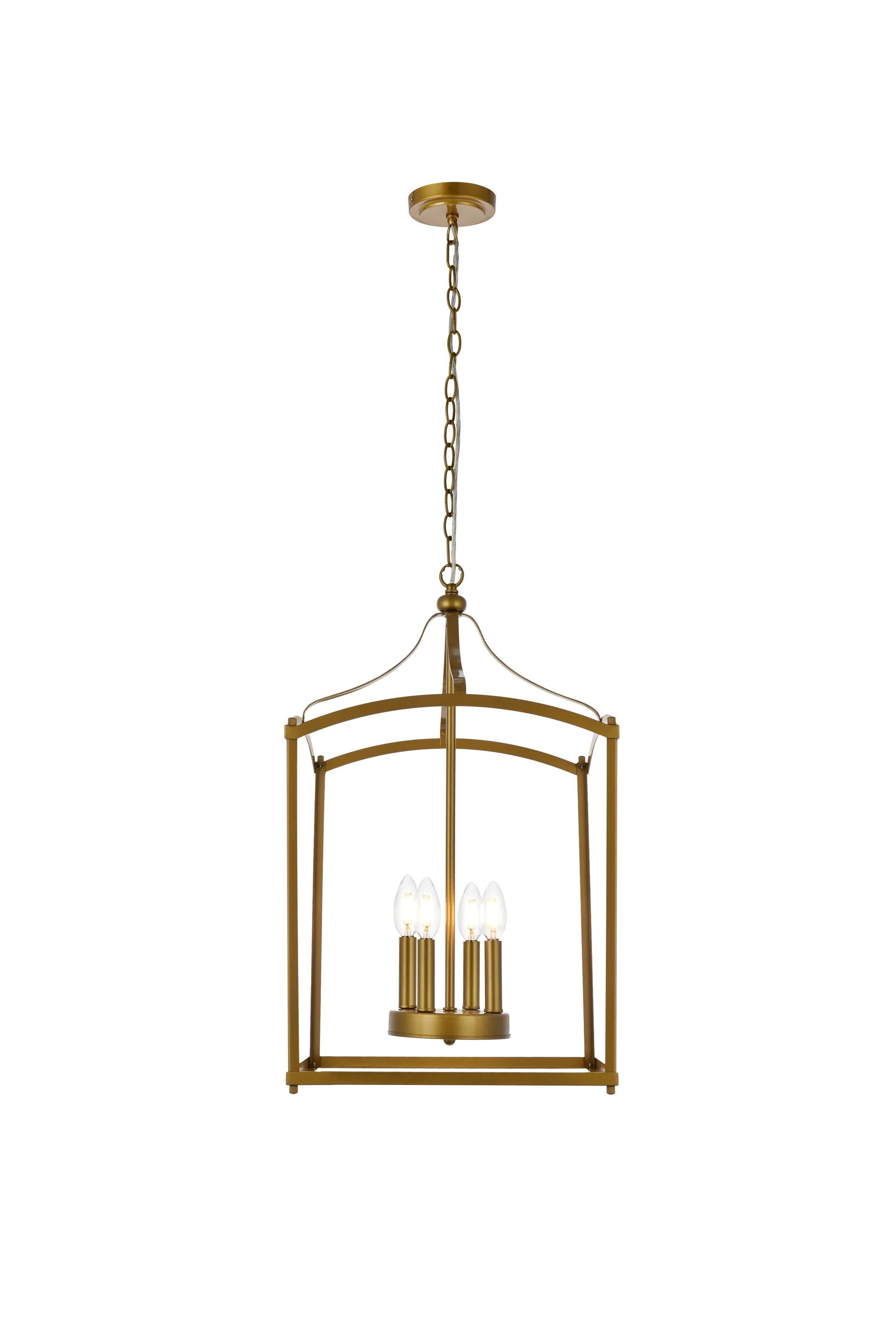 Adriaunna 4 - Light Lantern Square Pendant | Wayfair North America