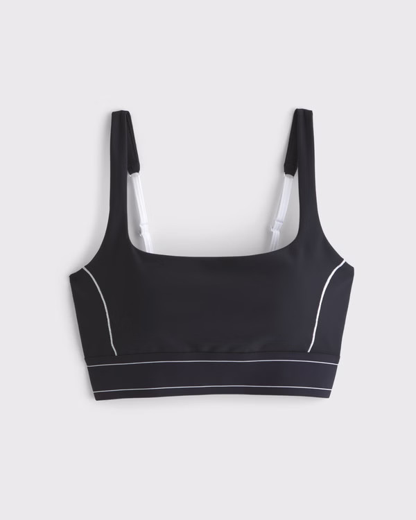 YPB sculptLUX Strappy-Back Sports Bra | Abercrombie & Fitch (US)