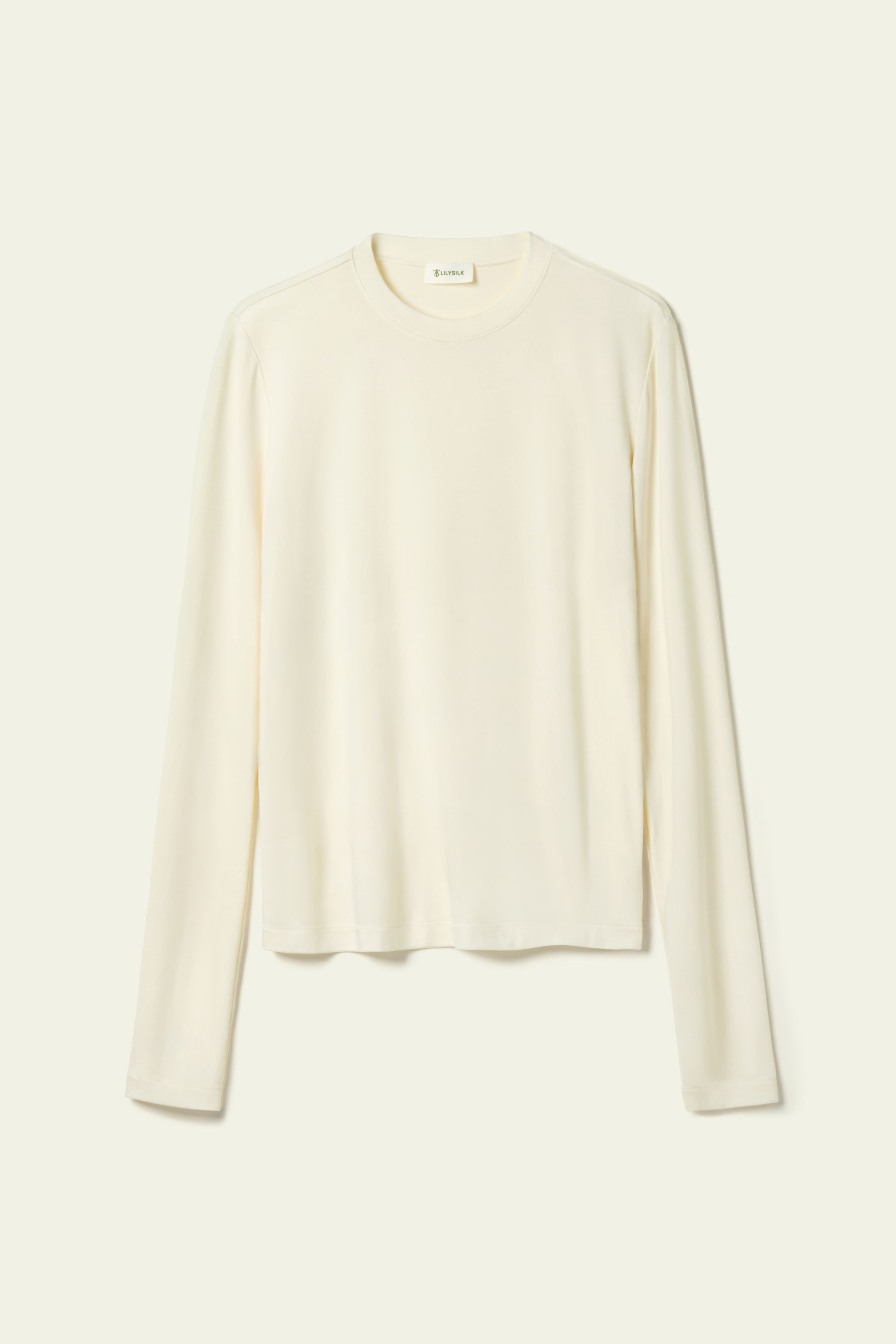 Silk Breeze Jersey Long Sleeve Slinky Top | LilySilk