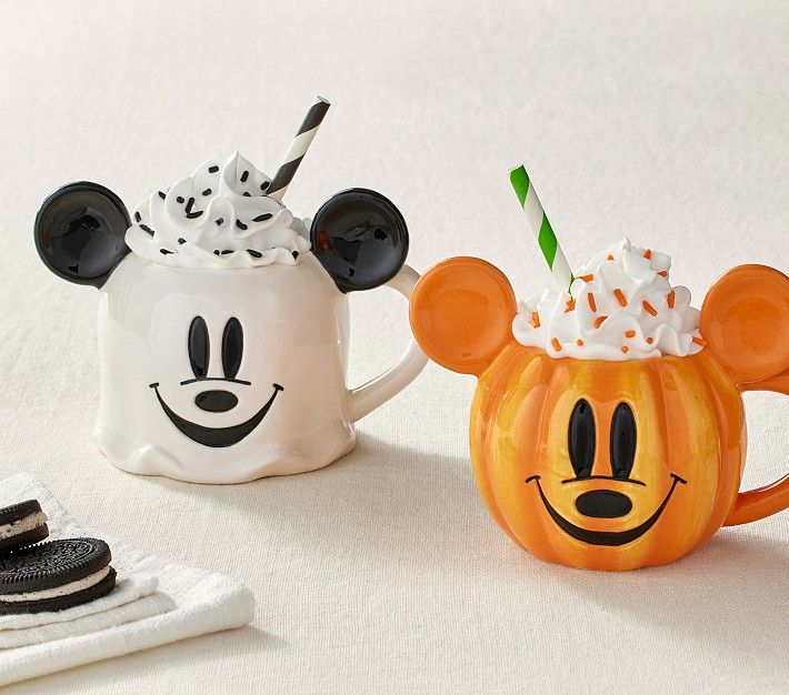 Disney Mickey Mouse Halloween Kids Mugs | Pottery Barn Kids