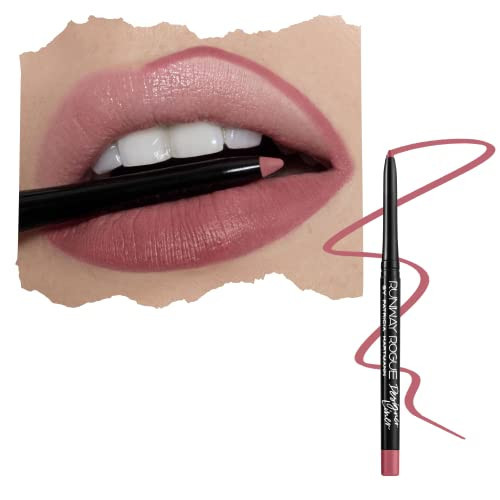 Runway Rogue Designer Liner Lip Pencil, Matte Cool Berry-Rose Lip Liner Pencil and Lip Liner Sharpener, ‘Camera Ready’ | Amazon (US)
