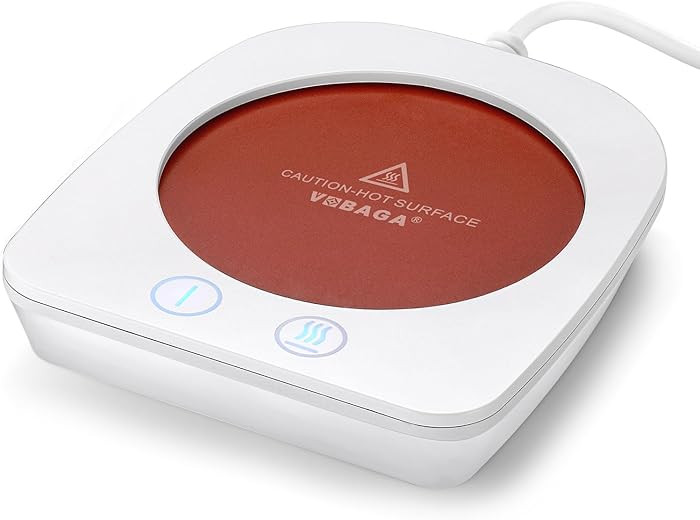 VOBAGA Coffee Warmer & Mug Warmer for Home Office Home Desk Gift Use, 20w Electric Cup Beverage W... | Amazon (US)