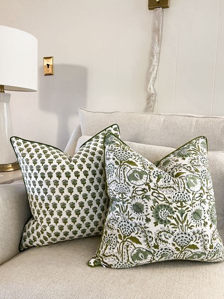 Amazon pillow covers! These are incredible. Some of the best I’ve seen. Super soft. Double sided and piping — makes them look like $100 pillow covers. Comes in a pack of 2 for under $40 

#LTKstyletip #LTKfindsunder50 #LTKhome