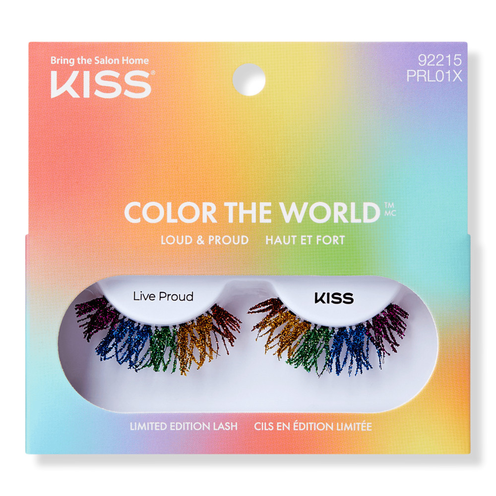 Kiss Color The World Pride Glue-On False Eyelashes | Ulta
