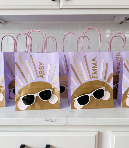 When the party favor bag becomes THE party favor ☀️🕶️DIY Birthday theme - Lilac Summer Friendship 

#LTKKids #LTKParties