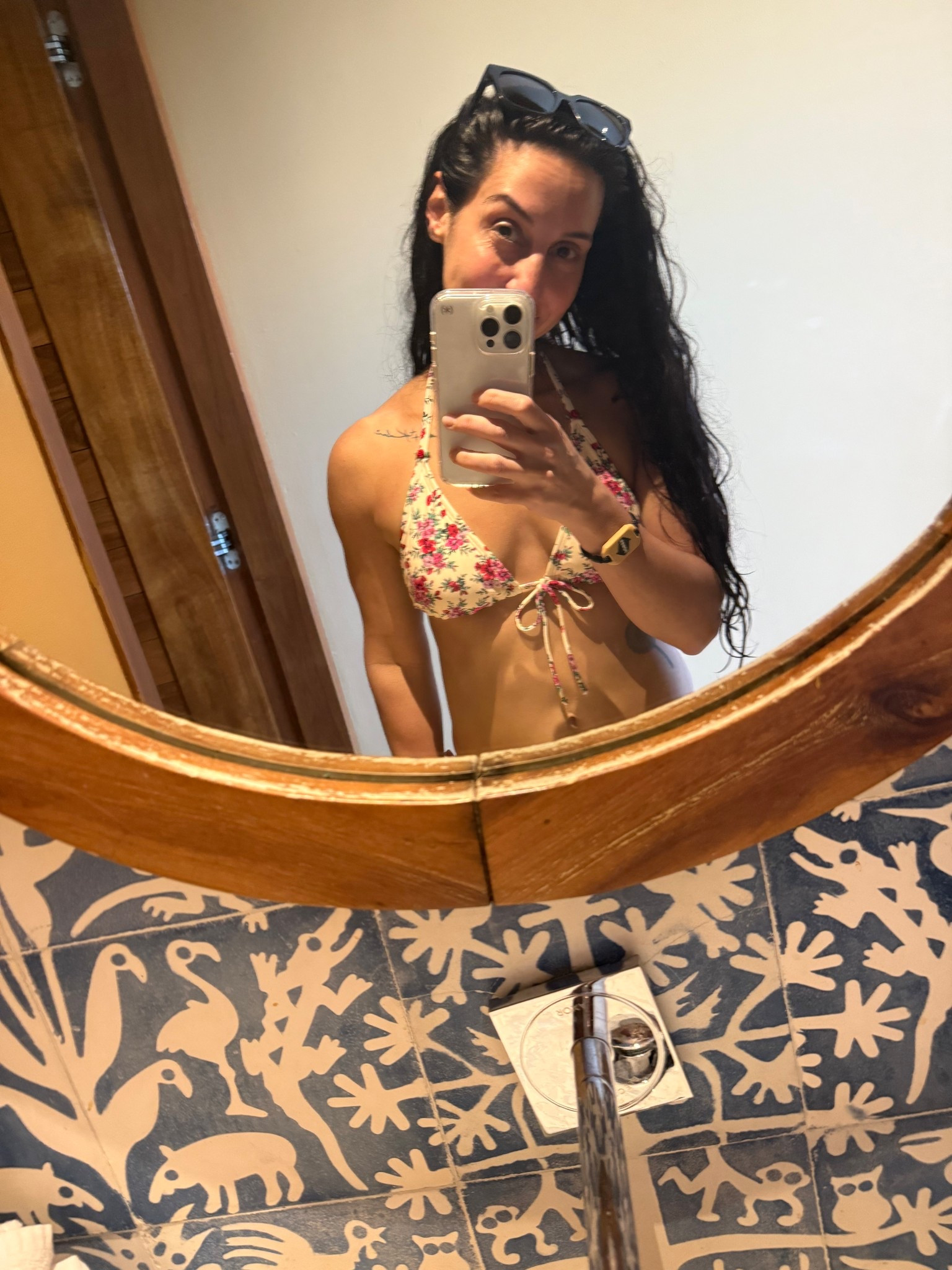 Wild Fable Swim 🌸🌹
Top - small 
Bottoms - medium 
Sandals - tts 

#LTKFindsUnder50 #LTKSwim