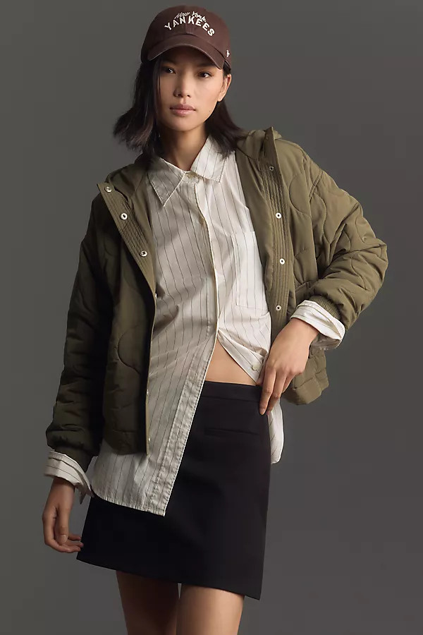 WAYF Mini Suiting Skirt | Anthropologie (US)