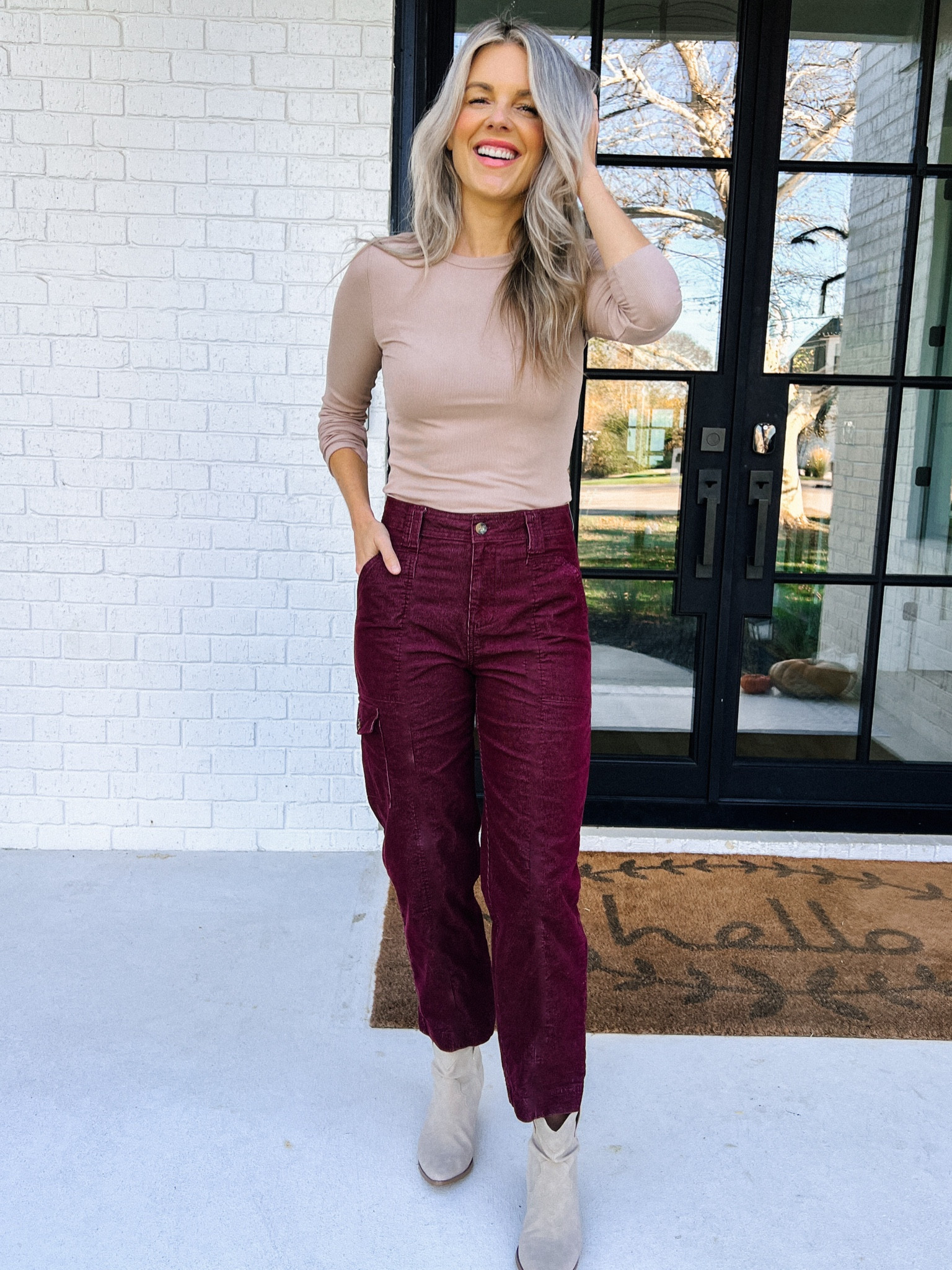 I’ve love this outfit! The top is only $8 and the absolute perfect layering top for fall to wear under cardigans, flannels, and jackets! And I love the color I’m wearing, but it comes another colors!

And I love when I can find a pant that’s not jeans that is comfortable and can be dressed up or down! I love love love these corduroy pants! And the berry color is perfect for the holidays! They’re only $21! Linked a few other things that I got from @Walmart recently that are super affordable and amazing! 

@walmartfashion #WalmartPartner #WalmartFashion #affordable 


#LTKfindsunder50