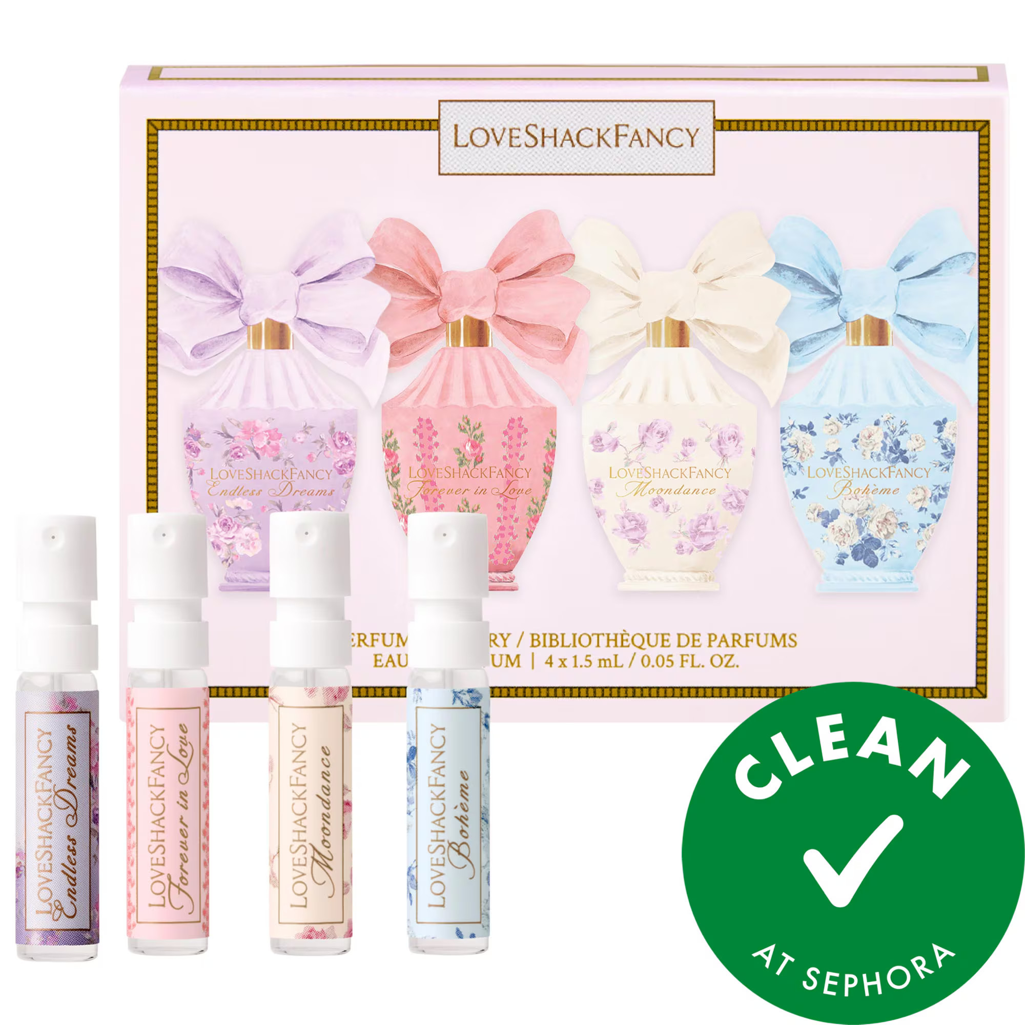 LoveShackFancy Perfume Library Eau de Parfum Discovery Set | Sephora (US)