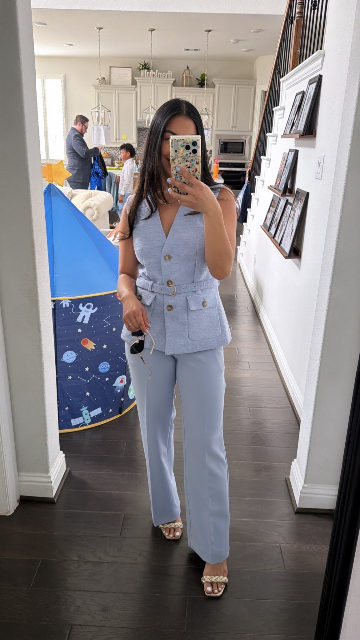 Church outfit 

Wearing a 4 in both 

#LTKootd #LTKWorkwear #LTKOver40