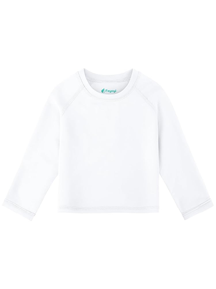 Baby Todder Rash Guard Shirts SPF Long Sleeve Swim Shirts Sun Protection Rashguard Swimwear for B... | Amazon (US)