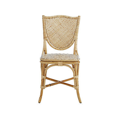 Vera Woven Dining Chairs with Handwoven Shield Back & Seat Set of 2 | Ballard Designs, Inc.