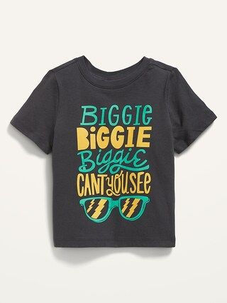 Notorious B.I.G. &#x22;Biggie Biggie Biggie Can&#x27;t You See&#x22; Unisex Graphic Tee for Toddl... | Old Navy (US)