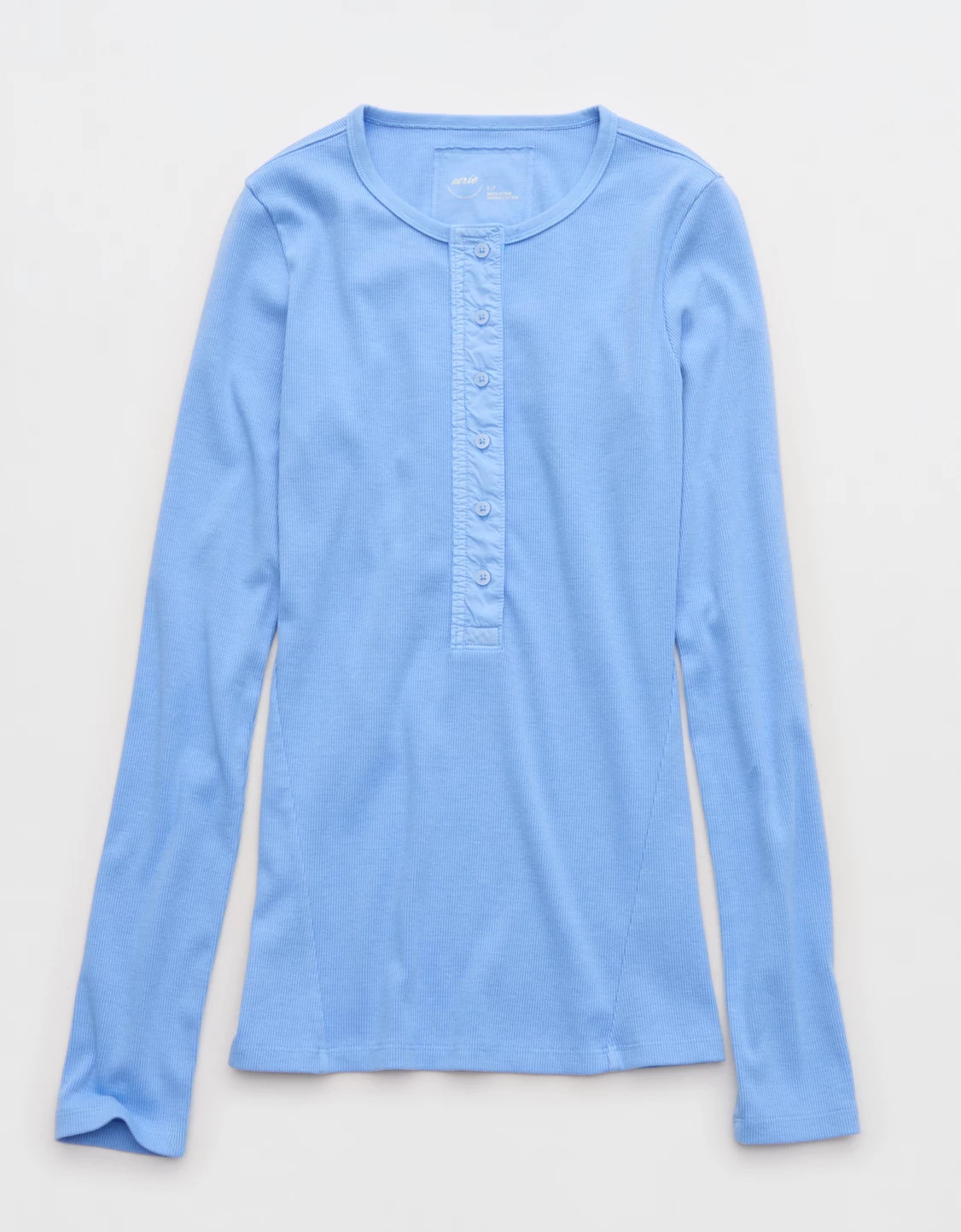 Aerie Essential Henley Layering T-Shirt | American Eagle Outfitters (US & CA)