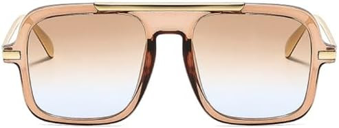 Retro Square Sunglasses for Womens Mens Vintage Oversized Pilot Sun Glasses 70s 80s 90s Shades | Amazon (US)